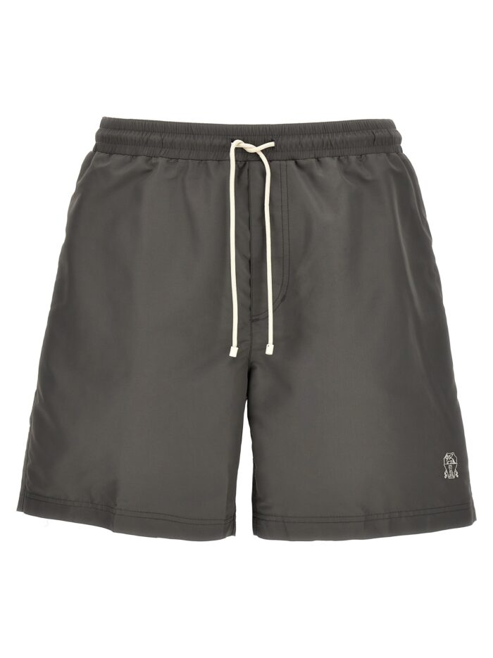 brunello cucinelli logo swimsuit Brunello Cucinelli Logo Swimsuit