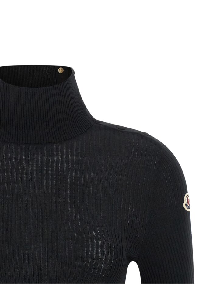 Moncler Logo Turtleneck Sweater
