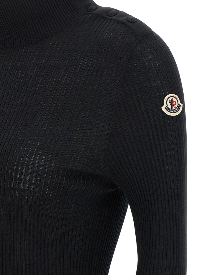 Moncler Logo Turtleneck Sweater