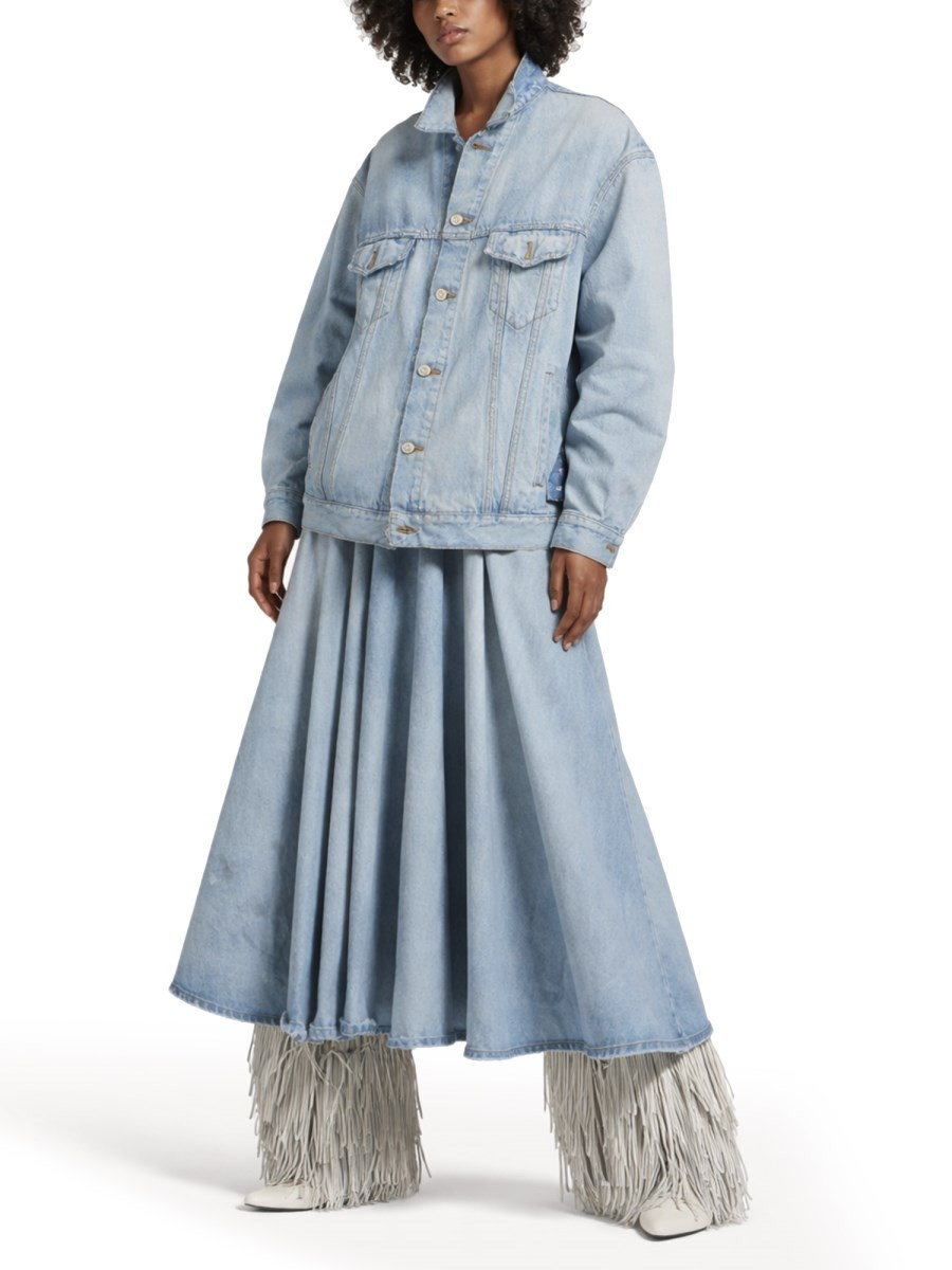 Balenciaga LONG "GODET" SKIRT