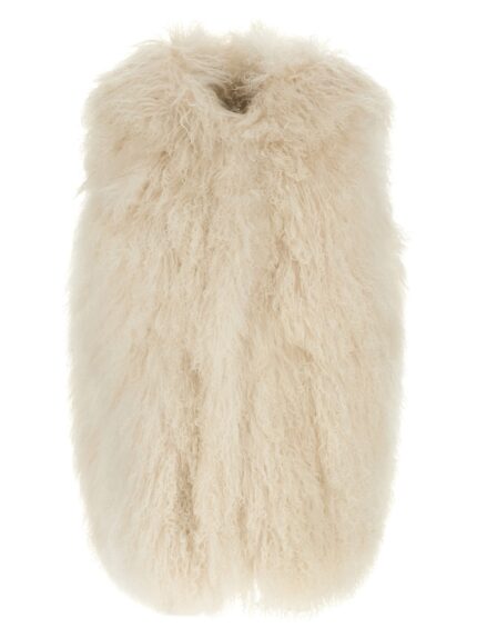 YVES SALOMON Long-haired Vest
