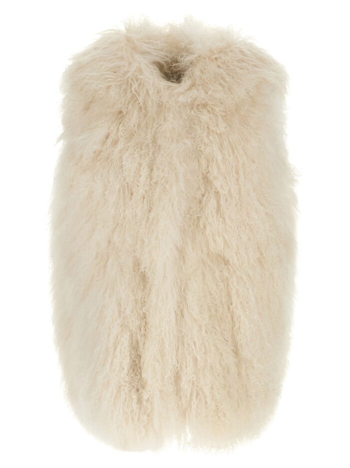 YVES SALOMON Long-haired Vest