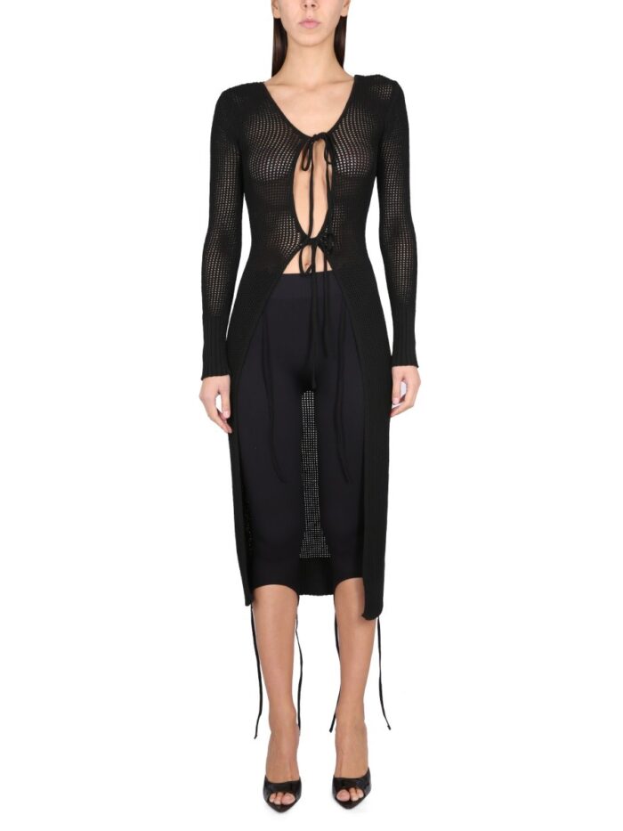 andreadamo long perforated jersey ANDREADAMO LONG PERFORATED JERSEY