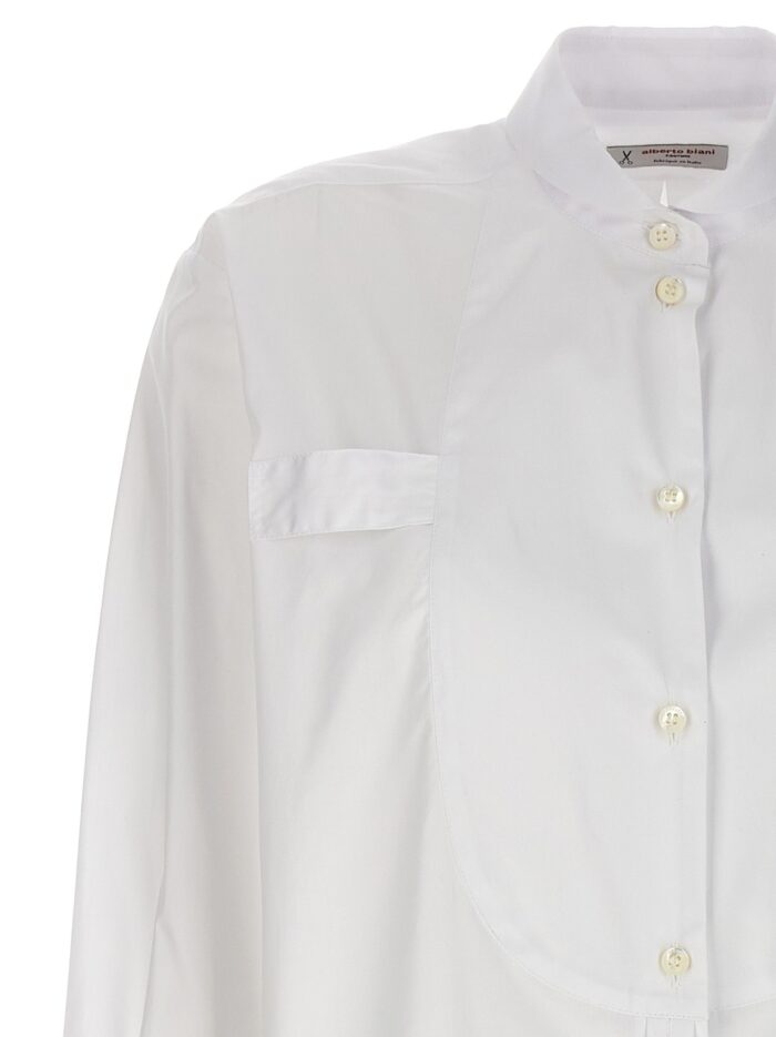 ALBERTO BIANI Long Plastron Tuxedo Shirt