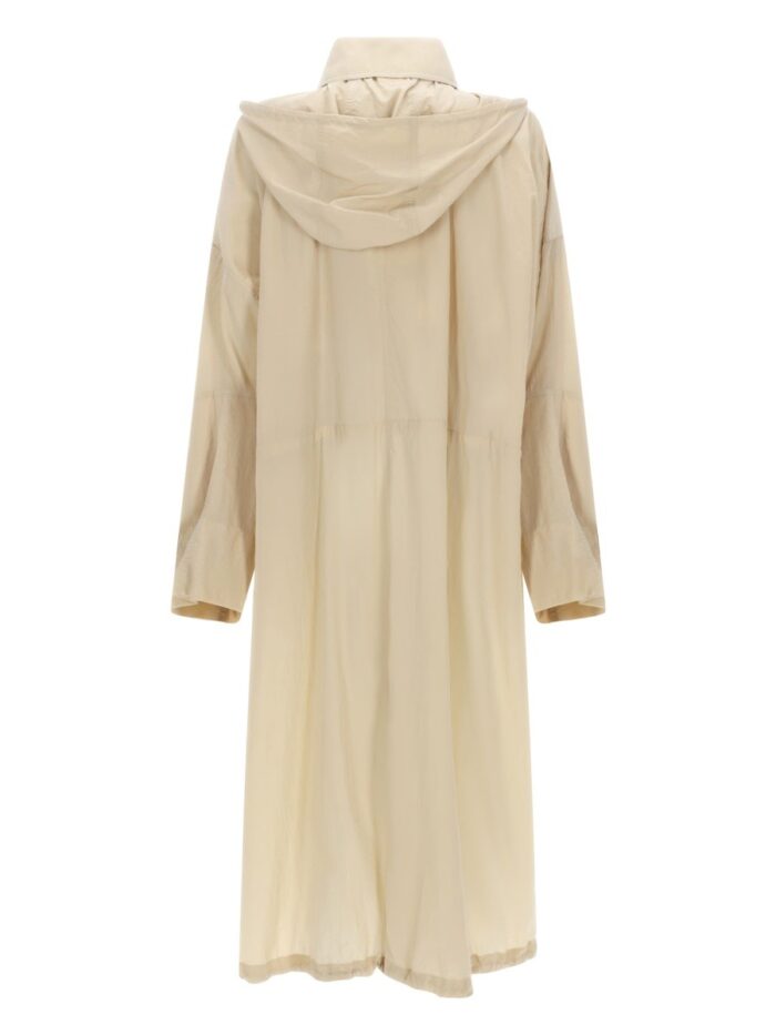 Sportmax LONG RAINCOAT WITH HOOD
