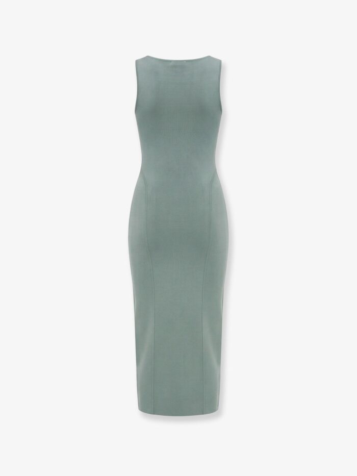 ALAIA Long Silk Knit Dress