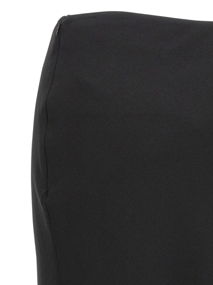 ALESSANDRA RICH Long Silk Skirt