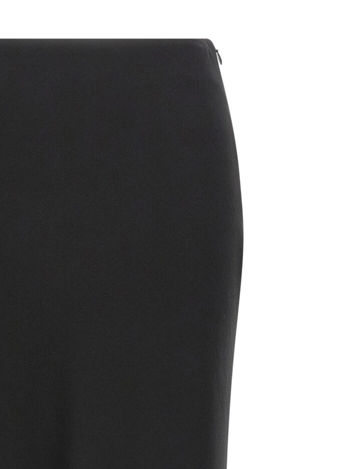 ALESSANDRA RICH Long Silk Skirt