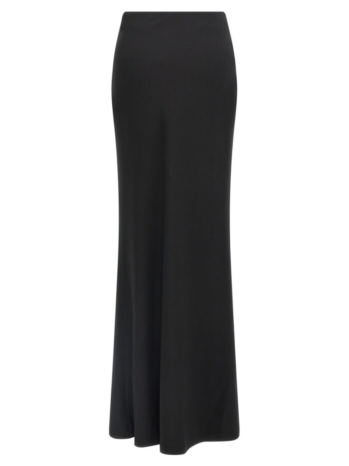 ALESSANDRA RICH Long Silk Skirt
