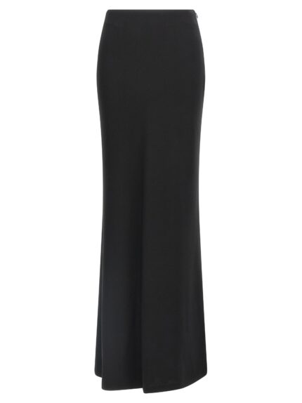 ALESSANDRA RICH Long Silk Skirt