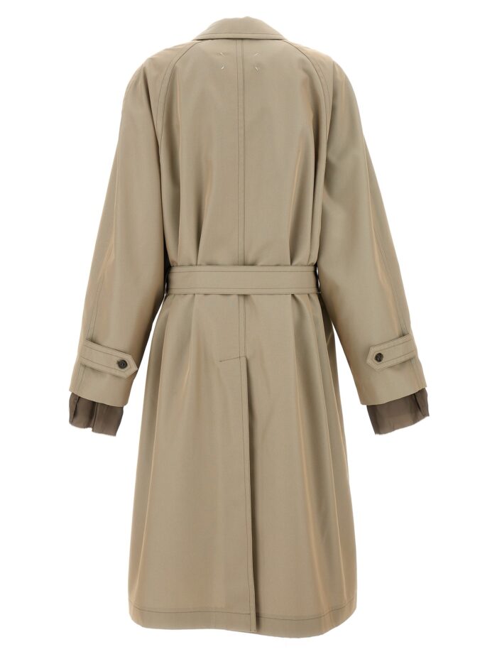 Maison Margiela Long Single-breasted Trench Coat