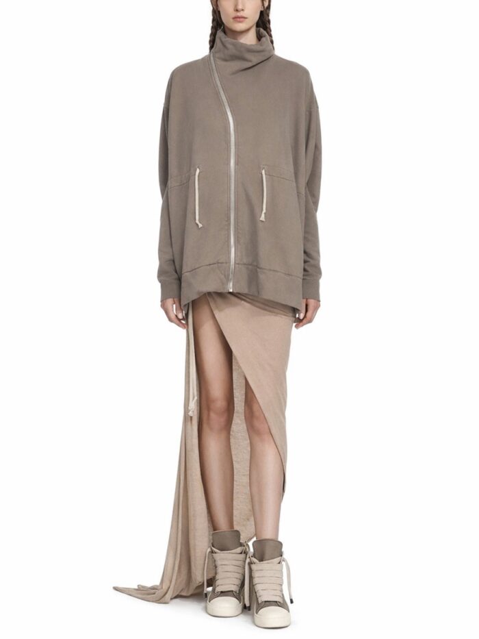Rick Owens Drkshdw Long Skirt With Slit