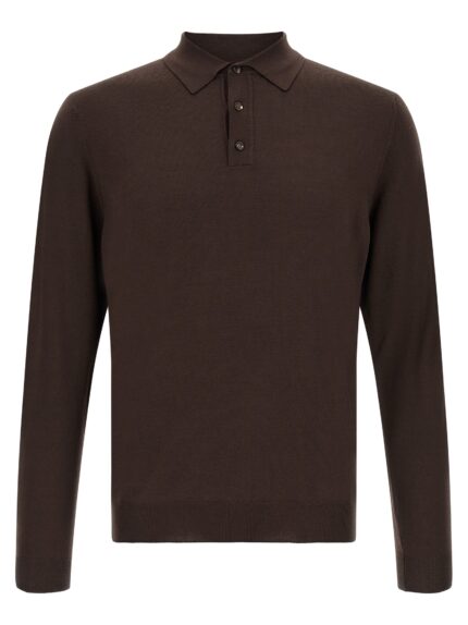 Zanone Long Sleeve Polo Shirt