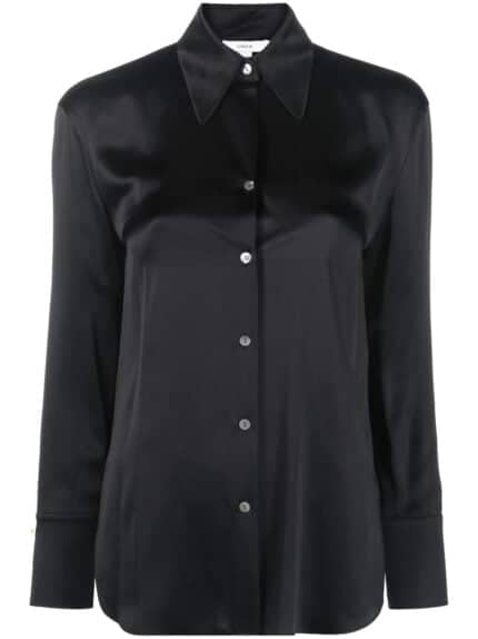 Long Sleeve Ruched Bk Blouse