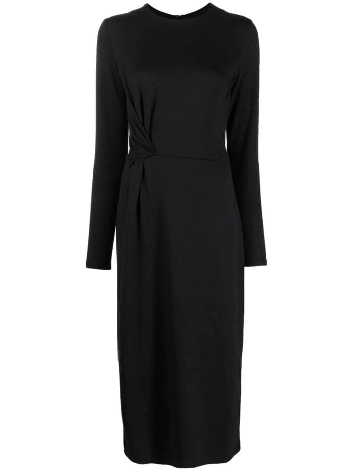 Long Sleeve Side Twist Dress