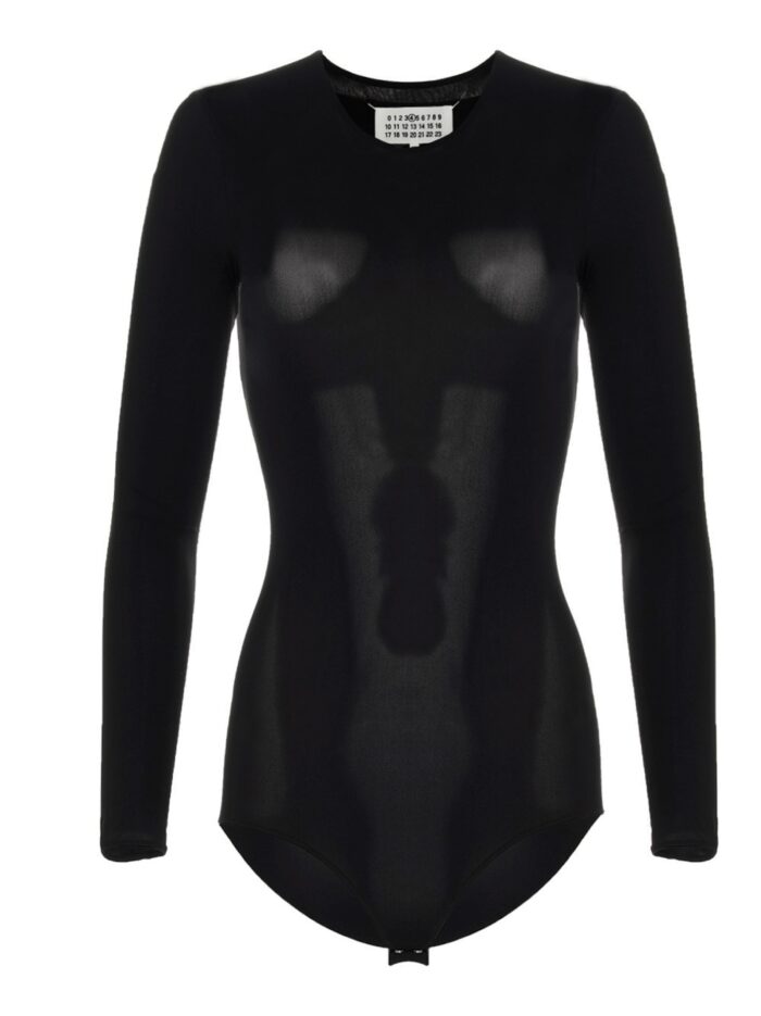 maison margiela long sleeves crew neck bodysuit Maison Margiela Long Sleeves Crew Neck Bodysuit