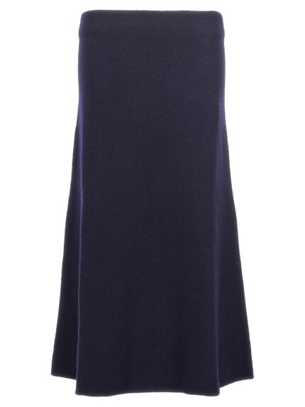 JIL SANDER Long Wool Skirt