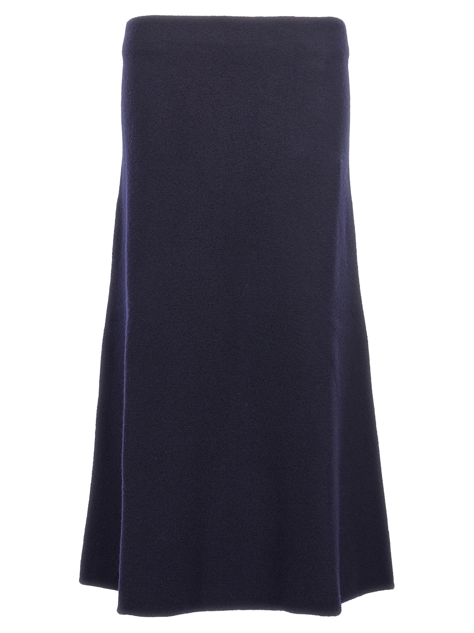 JIL SANDER Long Wool Skirt