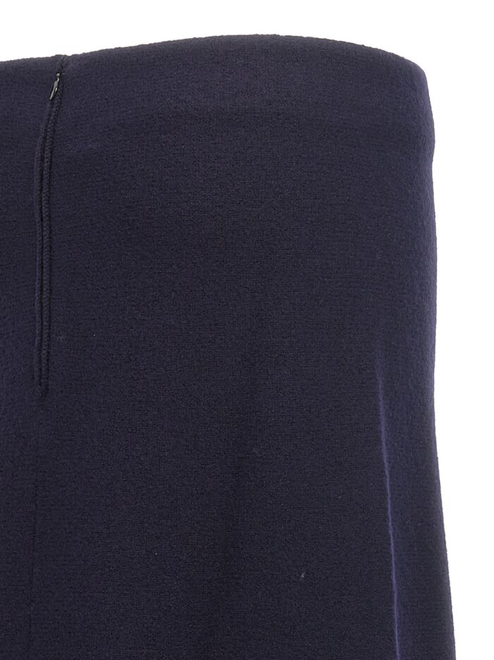 JIL SANDER Long Wool Skirt
