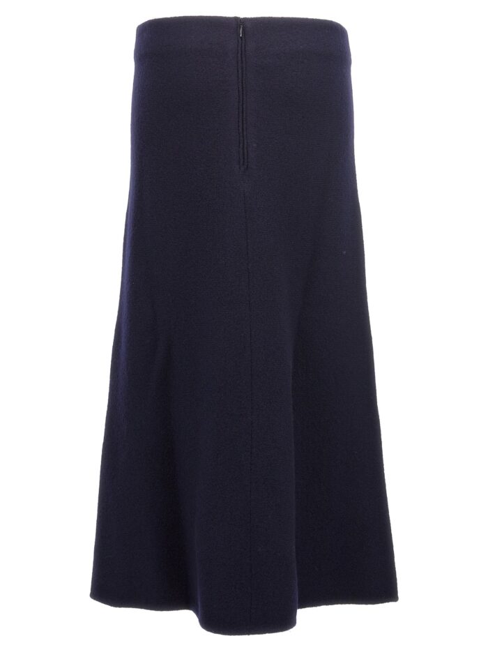 JIL SANDER Long Wool Skirt