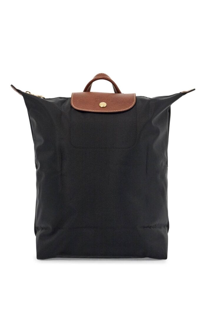 LONGCHAMP Le Pliage Original Black Backpack With Adjustable Straps