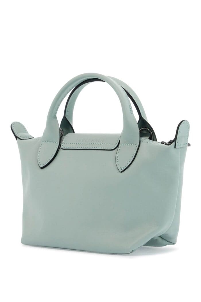 LONGCHAMP Light Green Leather Handbag Le Pliage Xtra With Zip And Handles