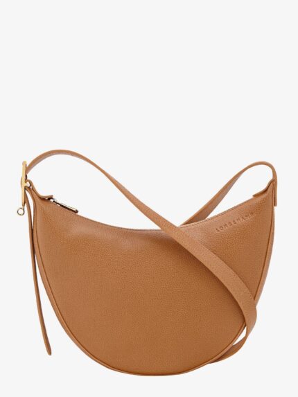 LONGCHAMP PARIS Le Foulonné Leather Shoulder Bag