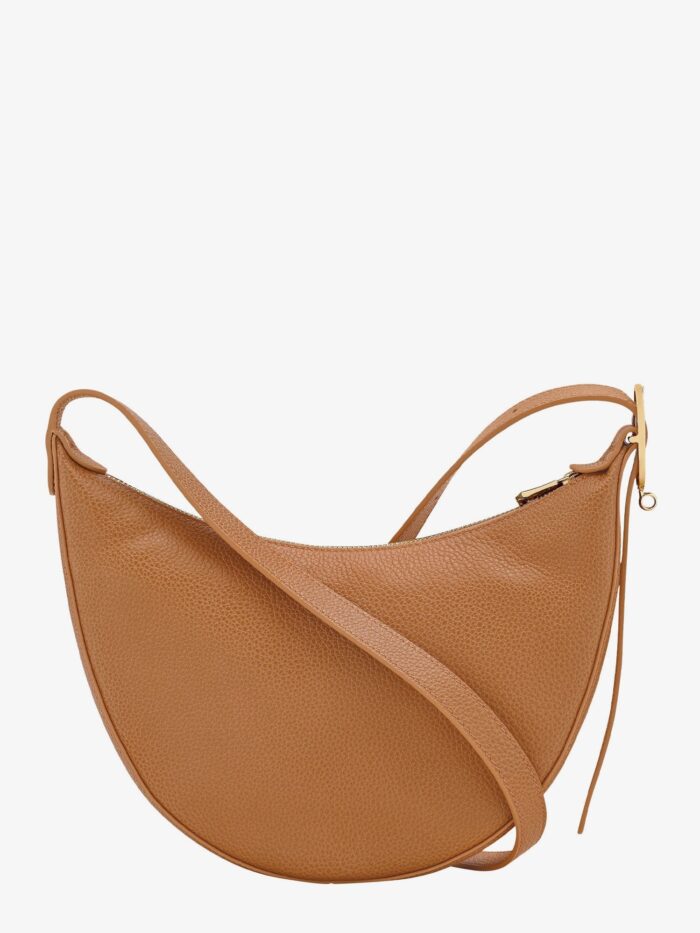 LONGCHAMP PARIS Le Foulonné Leather Shoulder Bag