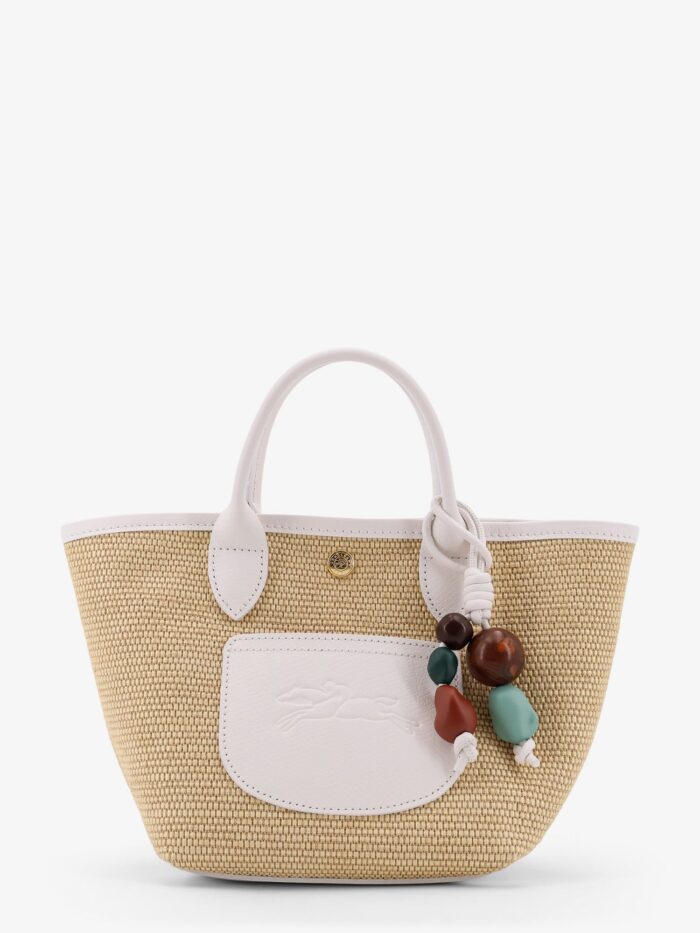 LONGCHAMP PARIS Le Panet Pliage Céramique Rafia Shoulder Bag