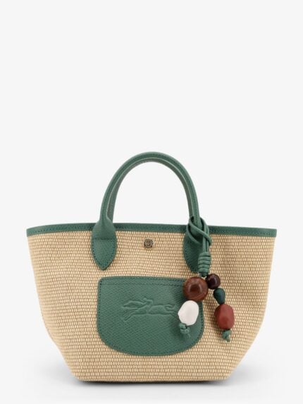 LONGCHAMP PARIS Le Panet Pliage Céramique Rafia Shoulder Bag