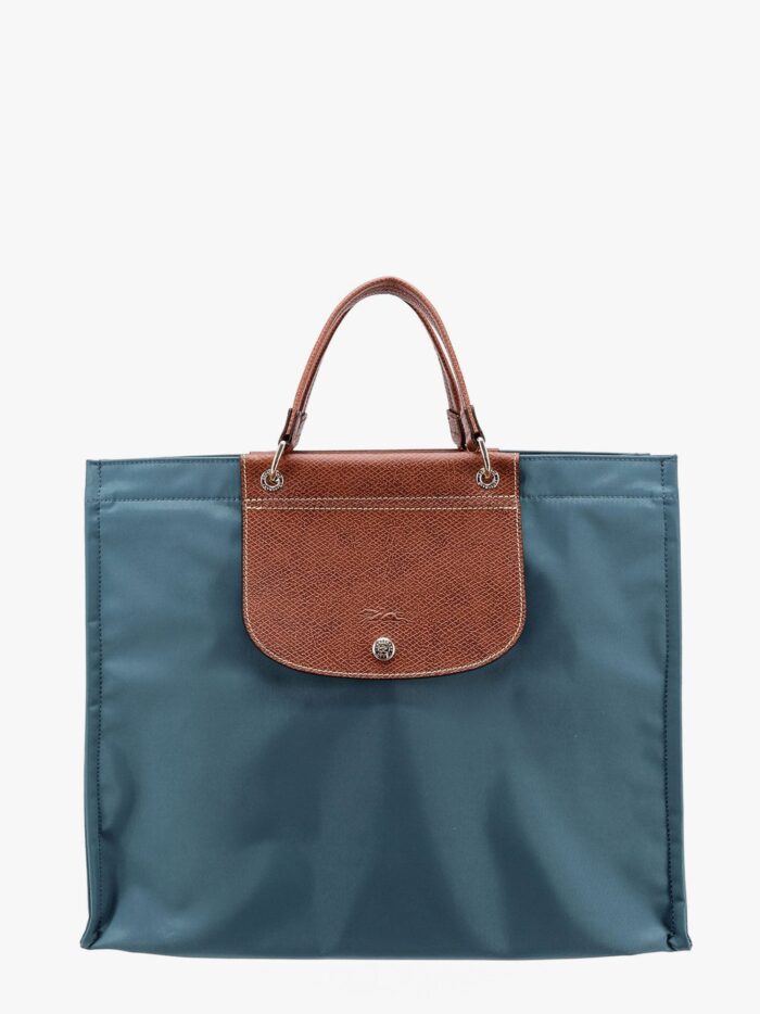 LONGCHAMP PARIS Le Panier Pliage Nylon Handbag With Leather Details