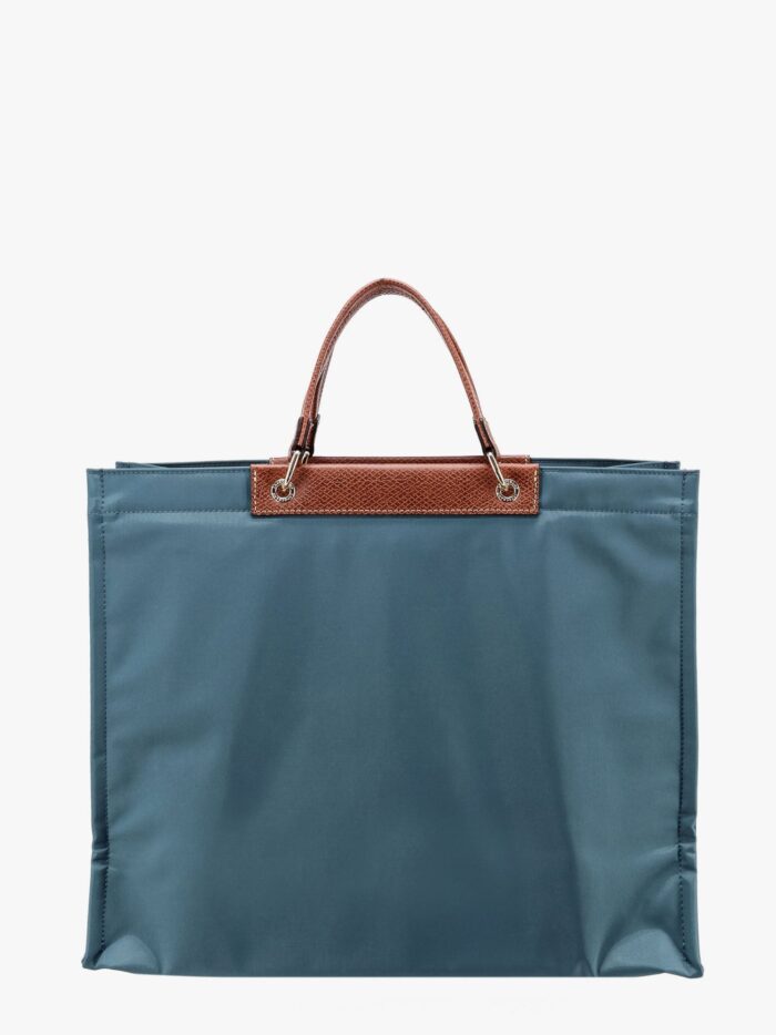 LONGCHAMP PARIS Le Panier Pliage Nylon Handbag With Leather Details