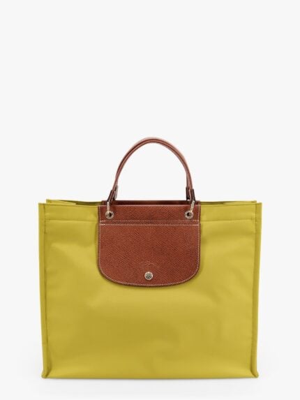 LONGCHAMP PARIS Le Panier Pliage Nylon Handbag With Leather Details