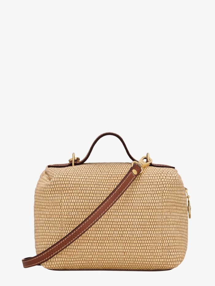 LONGCHAMP PARIS Le Panier Pliage XS Raffia Shoulder Bag