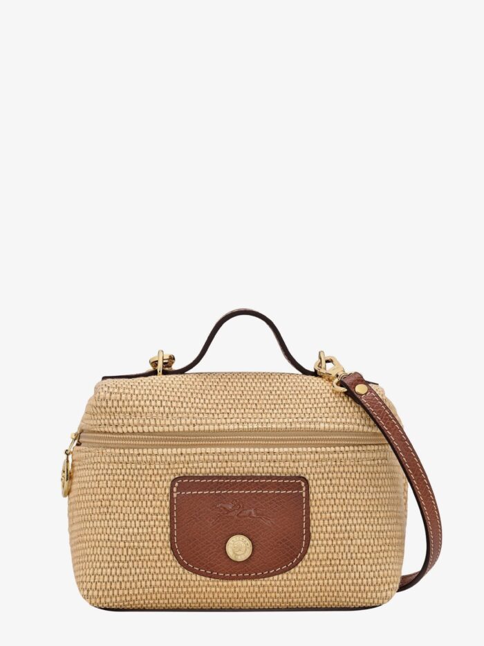 LONGCHAMP PARIS Le Panier Pliage XS Raffia Shoulder Bag