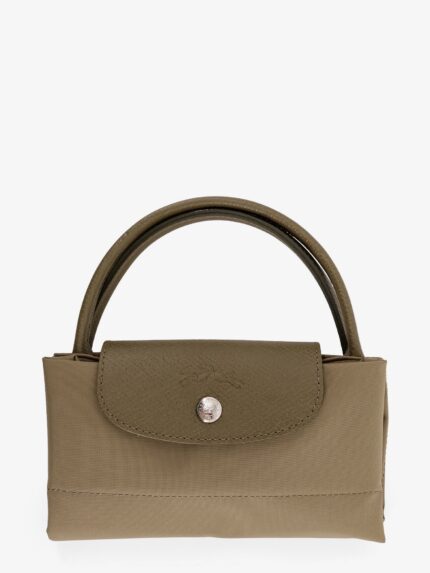 LONGCHAMP PARIS Le Pliage Green Nylon Handbag