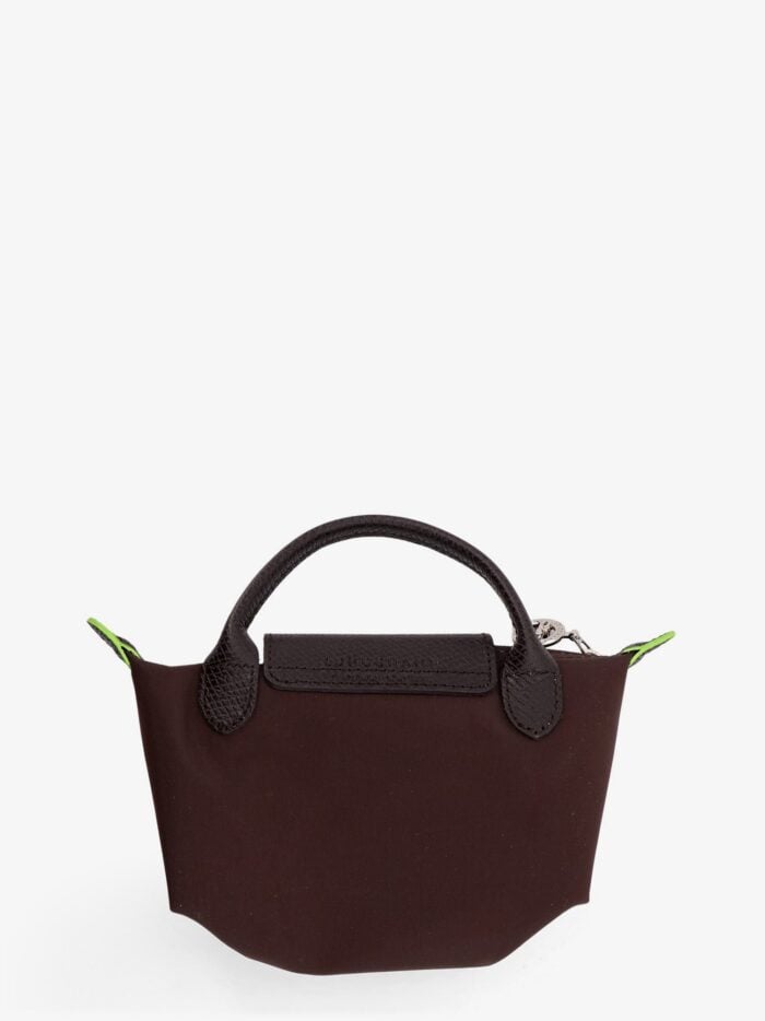 LONGCHAMP PARIS Le Pliage Nylon Handbag With Leather Inserts
