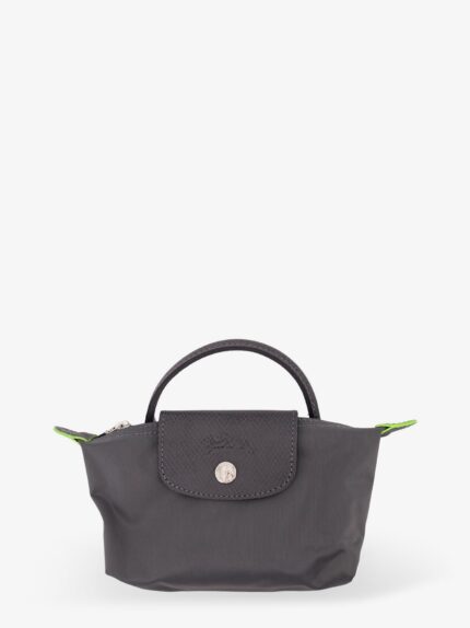 LONGCHAMP PARIS Le Pliage Nylon Handbag With Leather Inserts