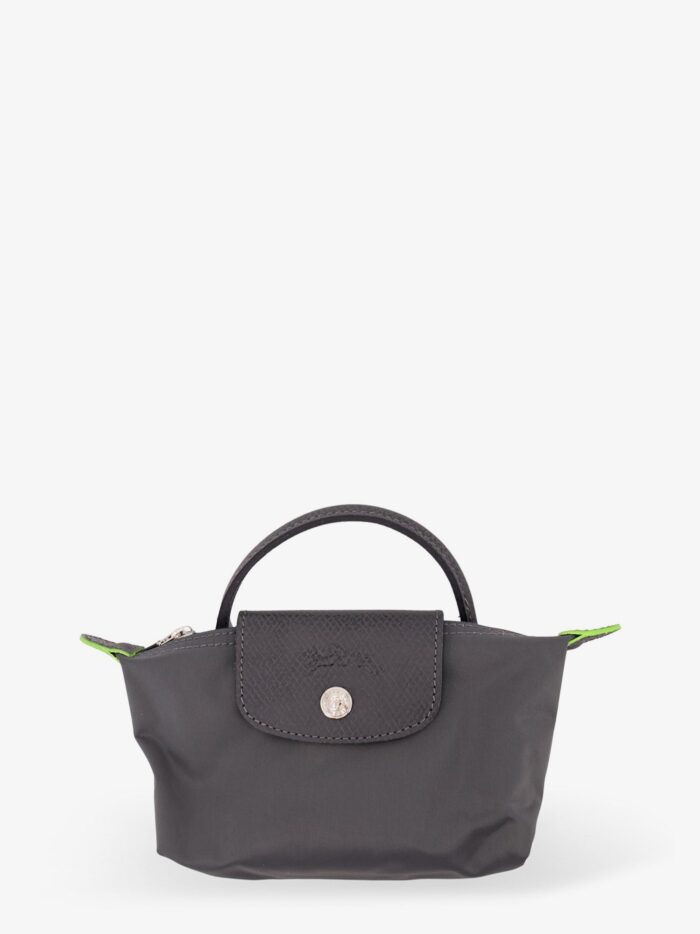 LONGCHAMP PARIS Le Pliage Nylon Handbag With Leather Inserts