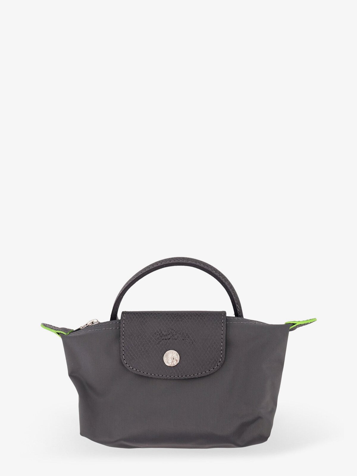 LONGCHAMP PARIS Le Pliage Nylon Handbag With Leather Inserts