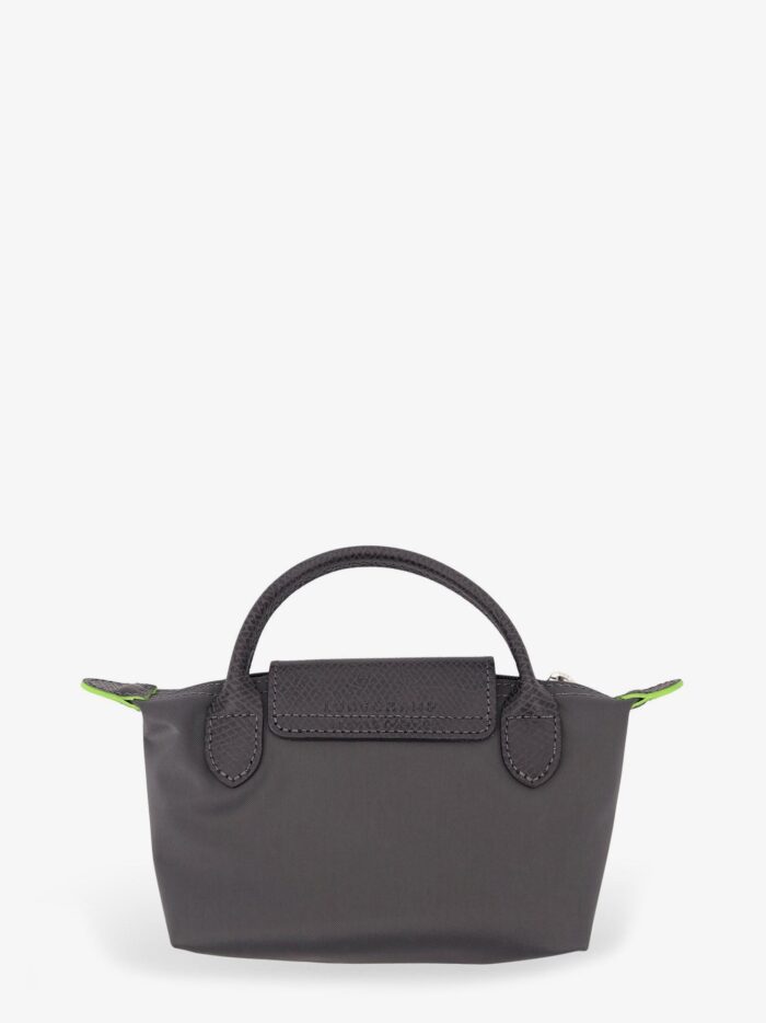 LONGCHAMP PARIS Le Pliage Nylon Handbag With Leather Inserts