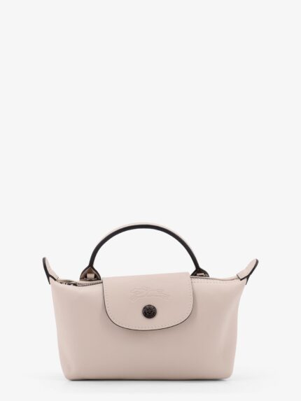 LONGCHAMP PARIS Le Pliage Xtra Leather Handbag With Engraved Logo