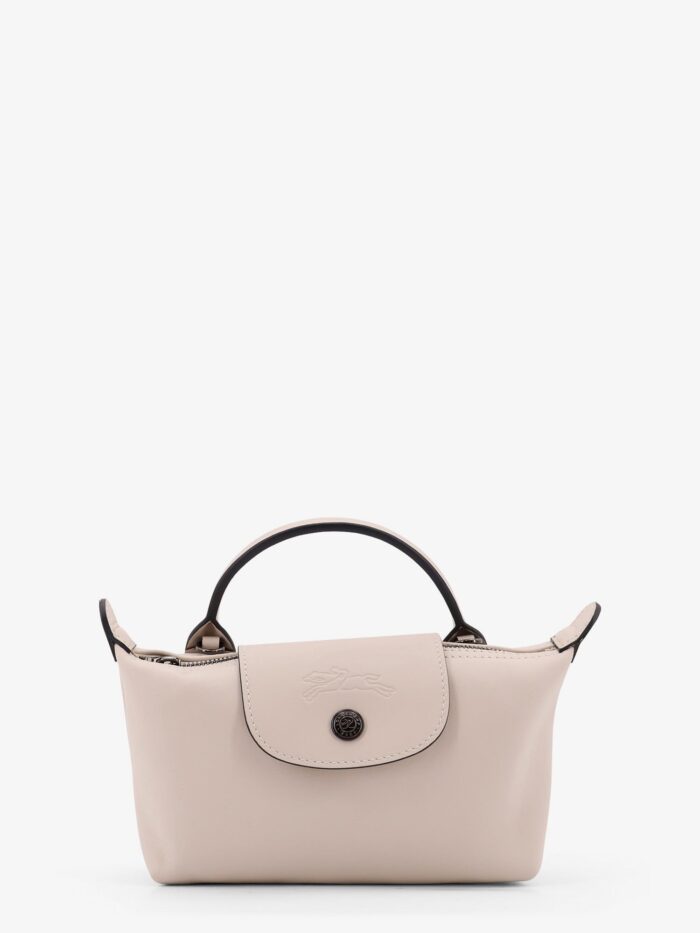 LONGCHAMP PARIS Le Pliage Xtra Leather Handbag With Engraved Logo
