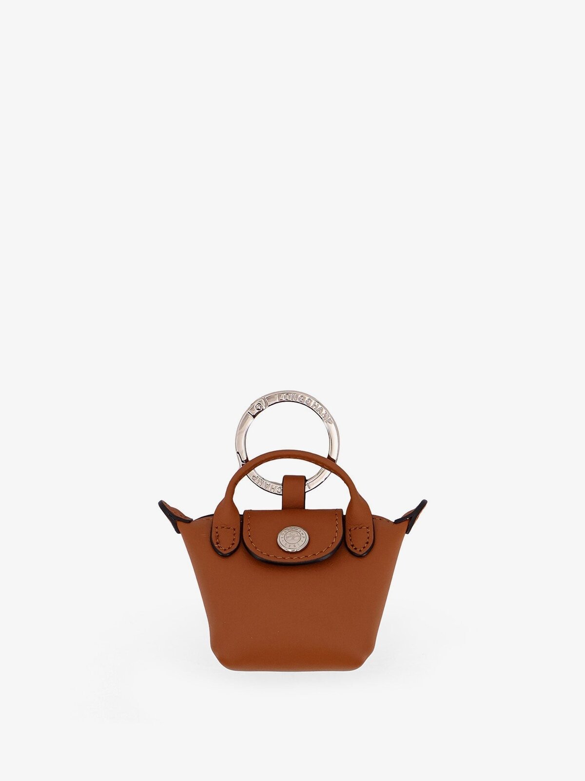 LONGCHAMP PARIS Le Pliage Xtra Leather Keyring