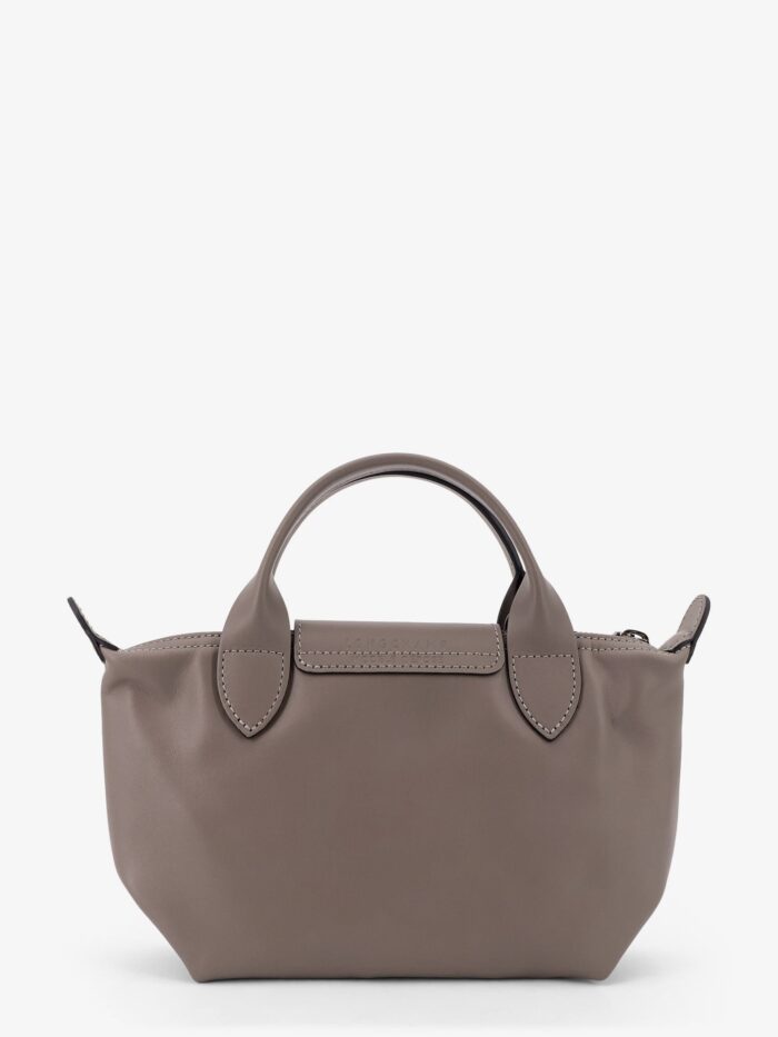LONGCHAMP PARIS Le Pliage Xtra Leather Shoulder Bag With Engraved Logo