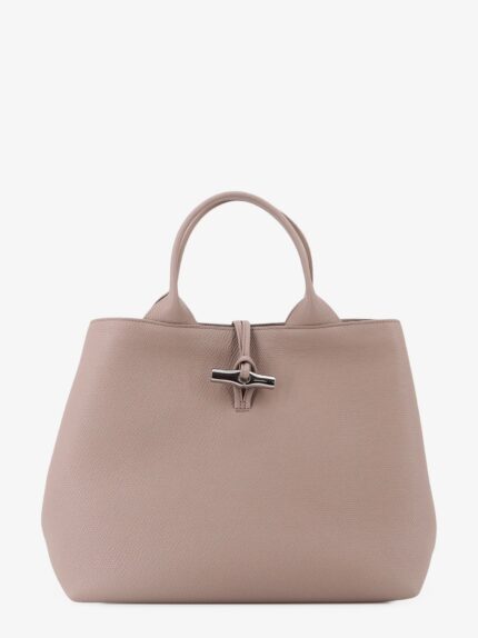 LONGCHAMP PARIS Le Roseau L Leather Handbag