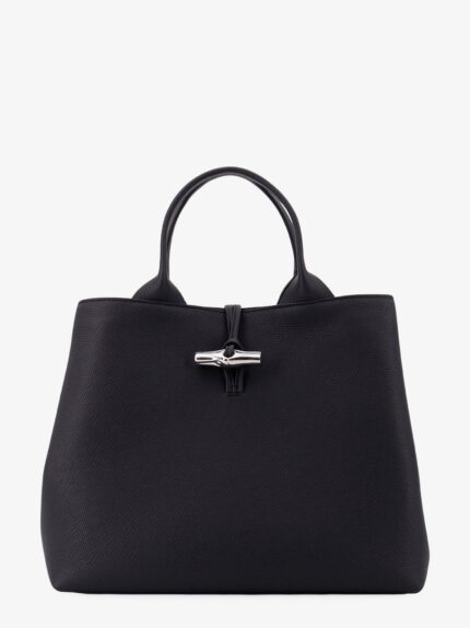 LONGCHAMP PARIS Le Roseau L Leather Handbag