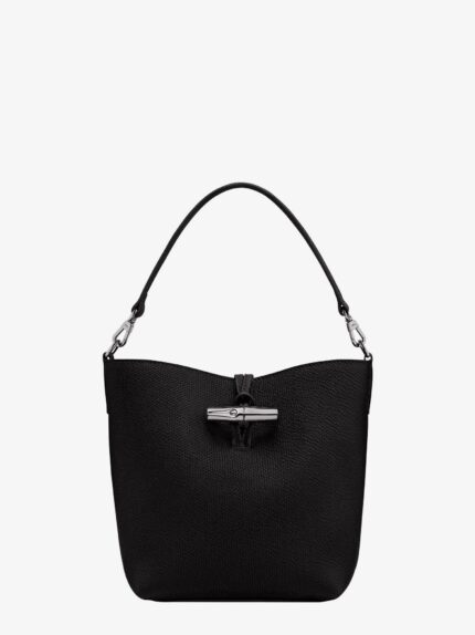 LONGCHAMP PARIS Le Roseau Leather Bucket Bag