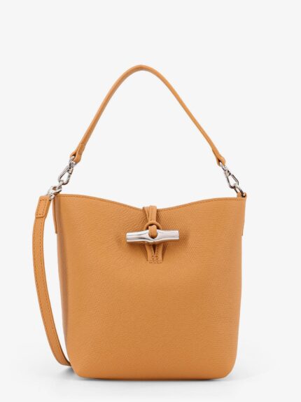 LONGCHAMP PARIS Le Roseau Leather Bucket Bag