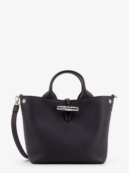LONGCHAMP PARIS Le Roseau Leather Shoulder Bag